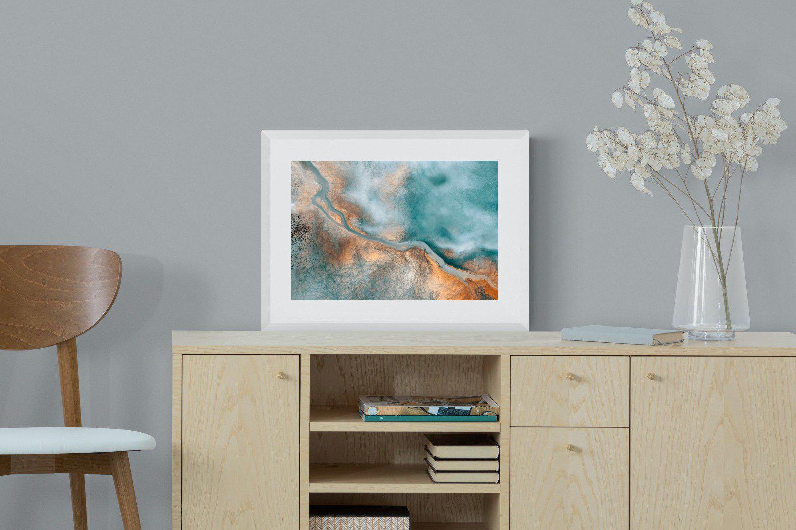 Art By Nature-Wall_Art-60 x 45cm-Framed Print-White-Pixalot