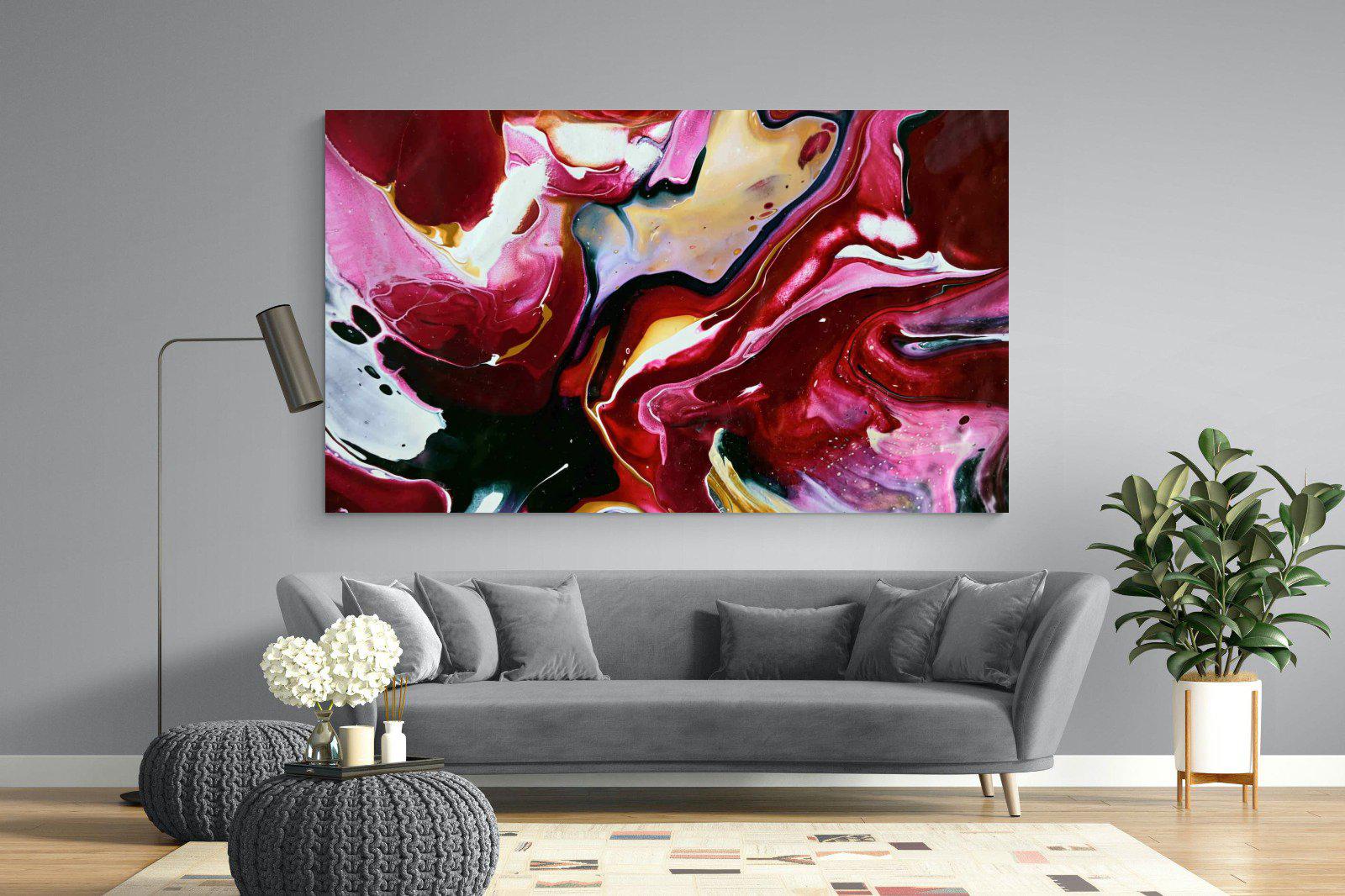 Crimson-Wall_Art-220 x 130cm-Mounted Canvas-No Frame-Pixalot