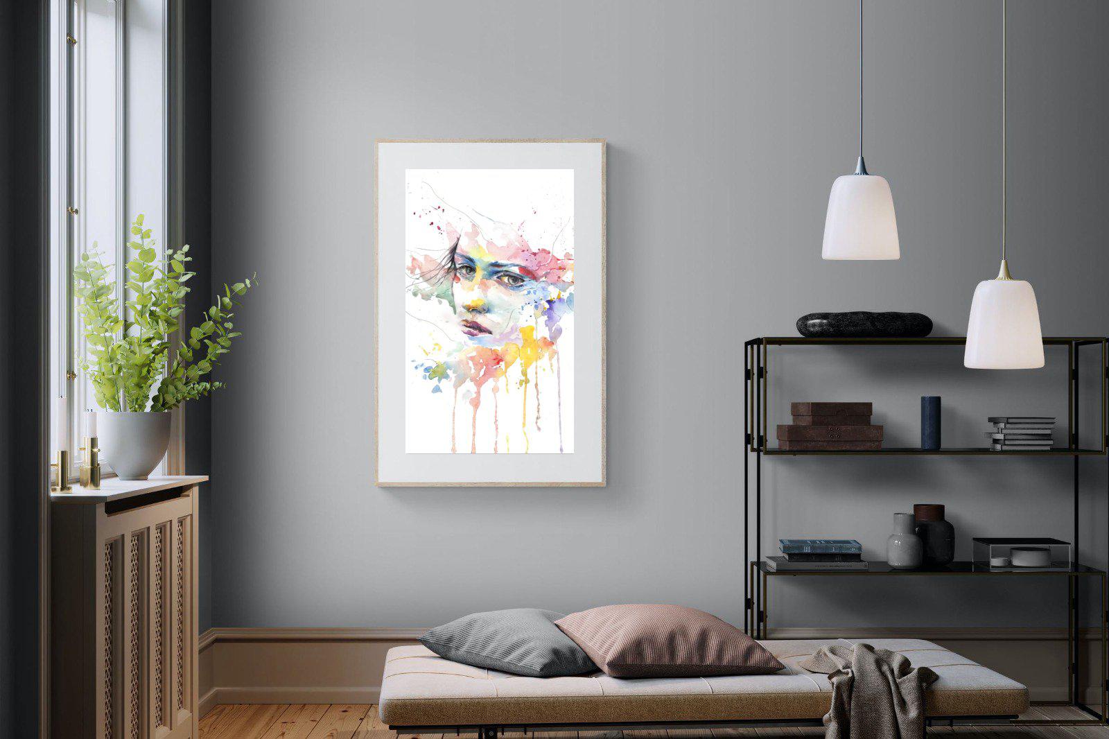Deep in Thought-Wall_Art-100 x 150cm-Framed Print-Wood-Pixalot