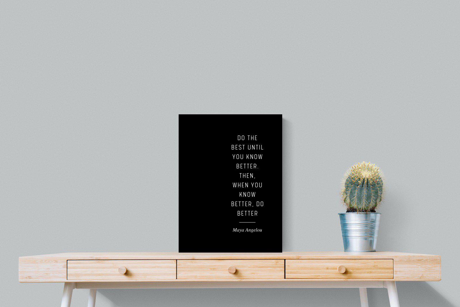 Do Better-Wall_Art-45 x 60cm-Mounted Canvas-No Frame-Pixalot