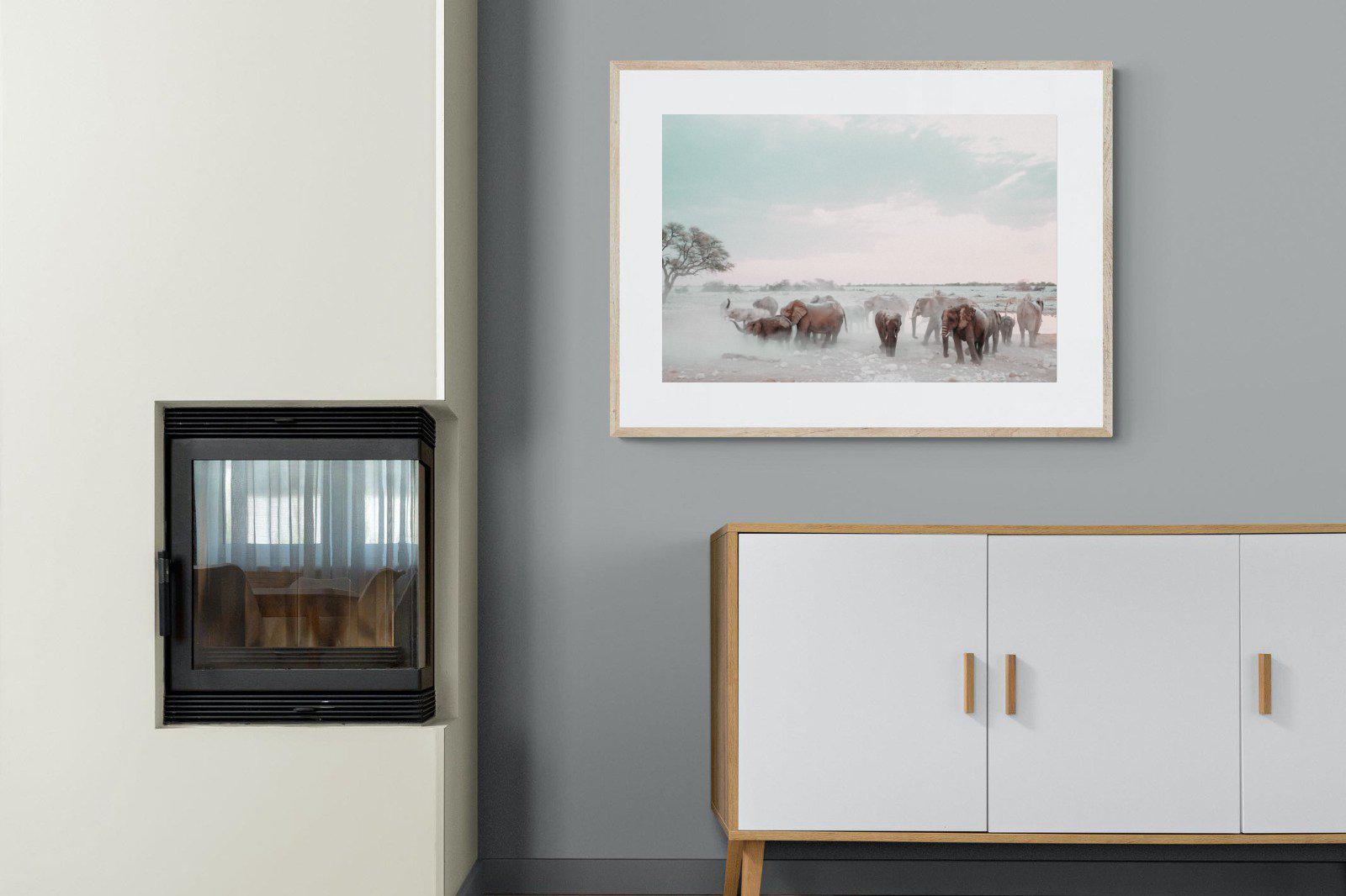 Etosha-Wall_Art-100 x 75cm-Framed Print-Wood-Pixalot