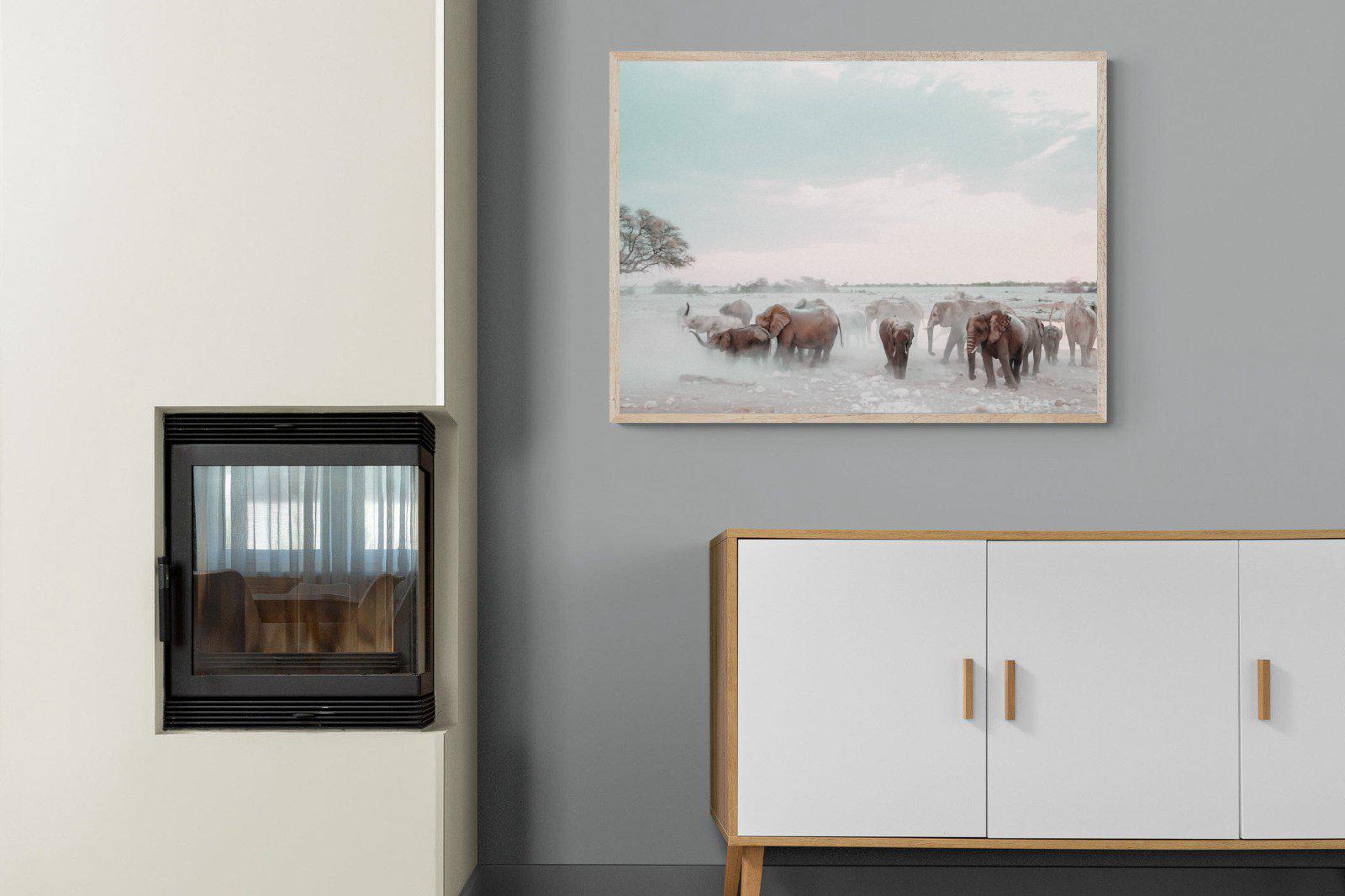 Etosha-Wall_Art-100 x 75cm-Mounted Canvas-Wood-Pixalot