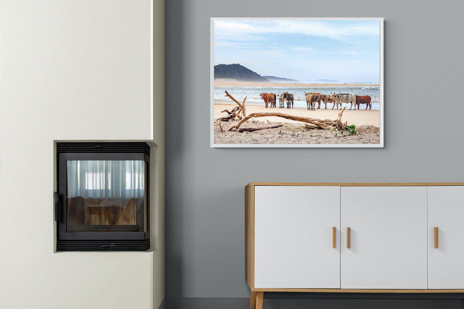 Indaba-Wall_Art-100 x 75cm-Mounted Canvas-White-Pixalot