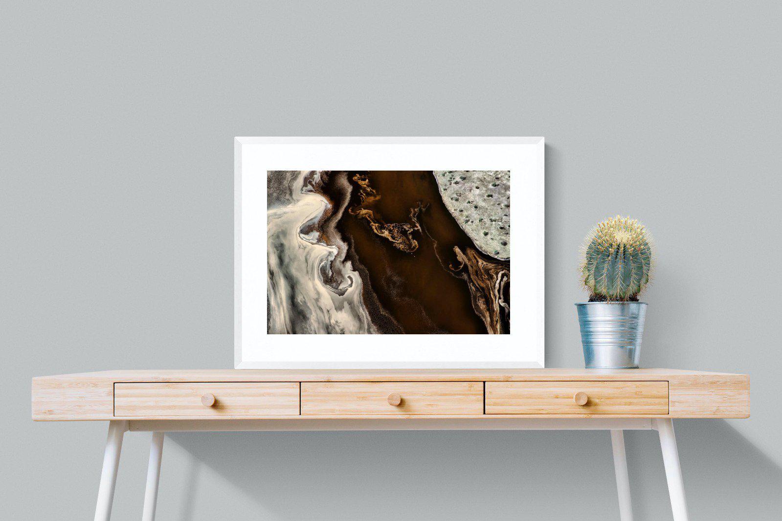 Land of Mocha-Wall_Art-80 x 60cm-Framed Print-White-Pixalot
