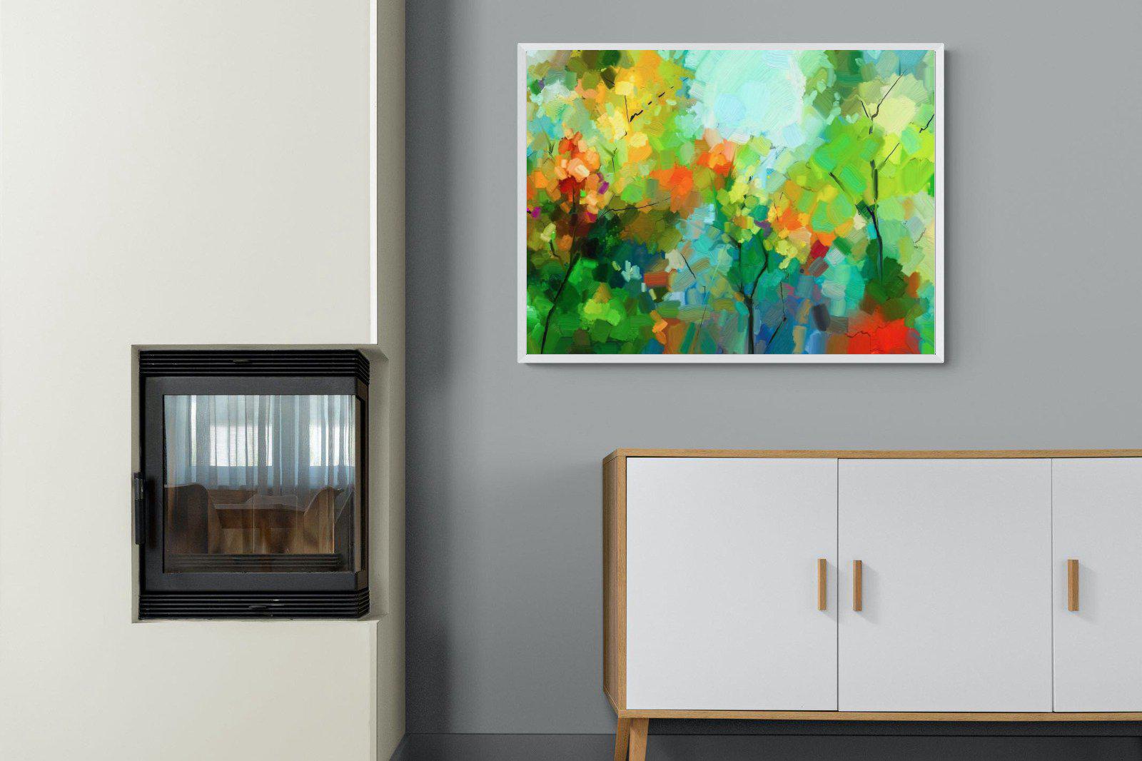 Painted Orchard-Wall_Art-100 x 75cm-Mounted Canvas-White-Pixalot