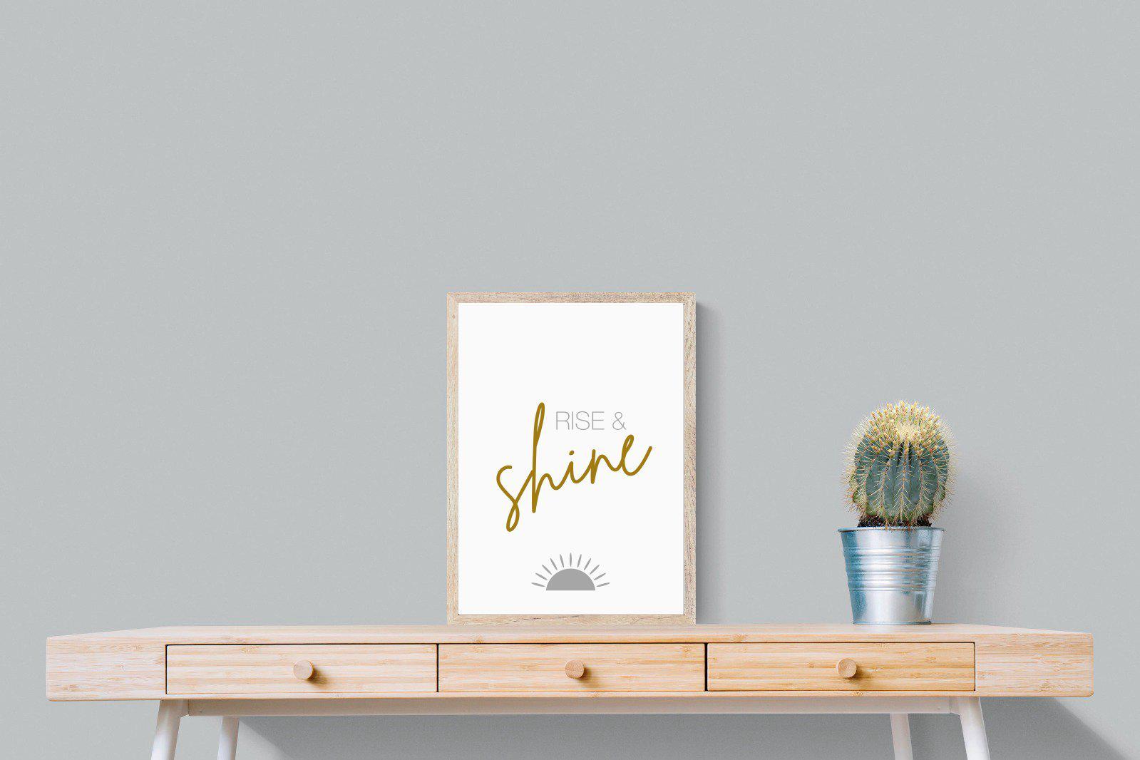 Rise & Shine-Wall_Art-45 x 60cm-Mounted Canvas-Wood-Pixalot