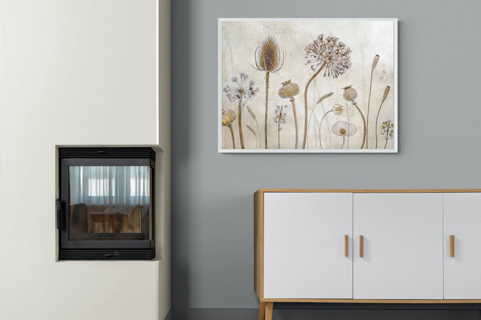 Seed Pods-Wall_Art-100 x 75cm-Mounted Canvas-White-Pixalot