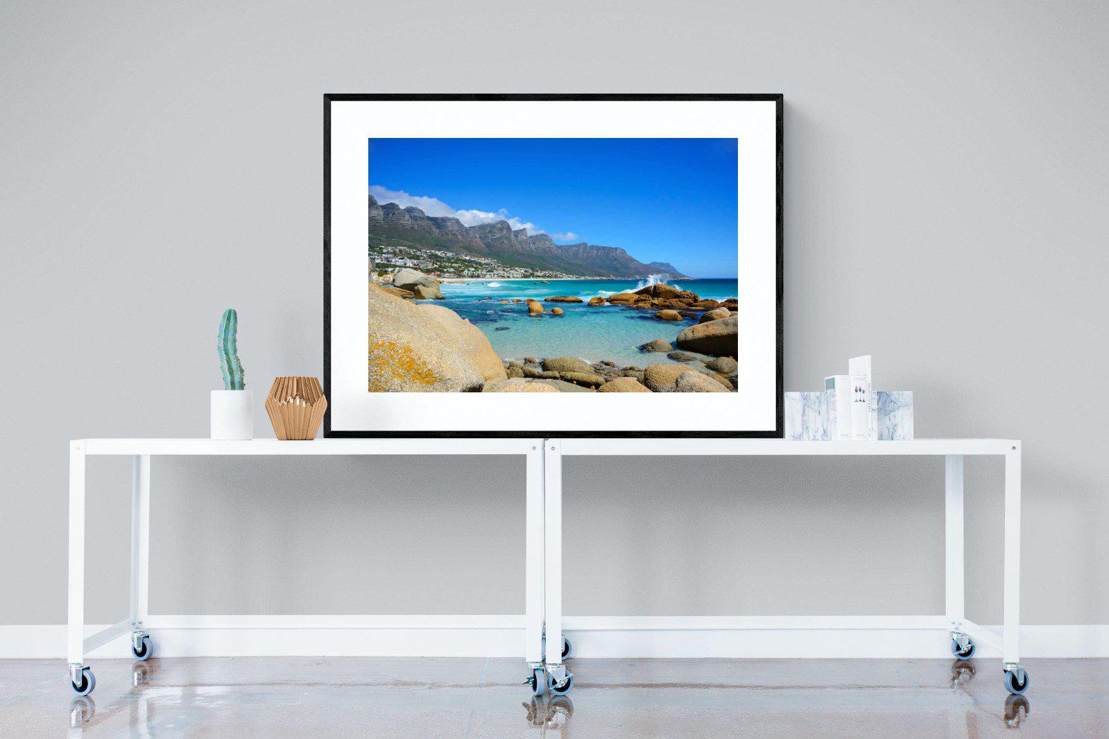 Twelve Apostles-Wall_Art-120 x 90cm-Framed Print-Black-Pixalot