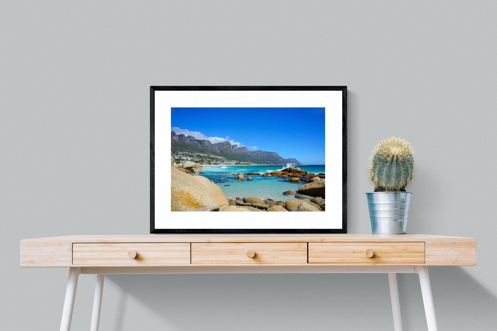 Twelve Apostles-Wall_Art-80 x 60cm-Framed Print-Black-Pixalot
