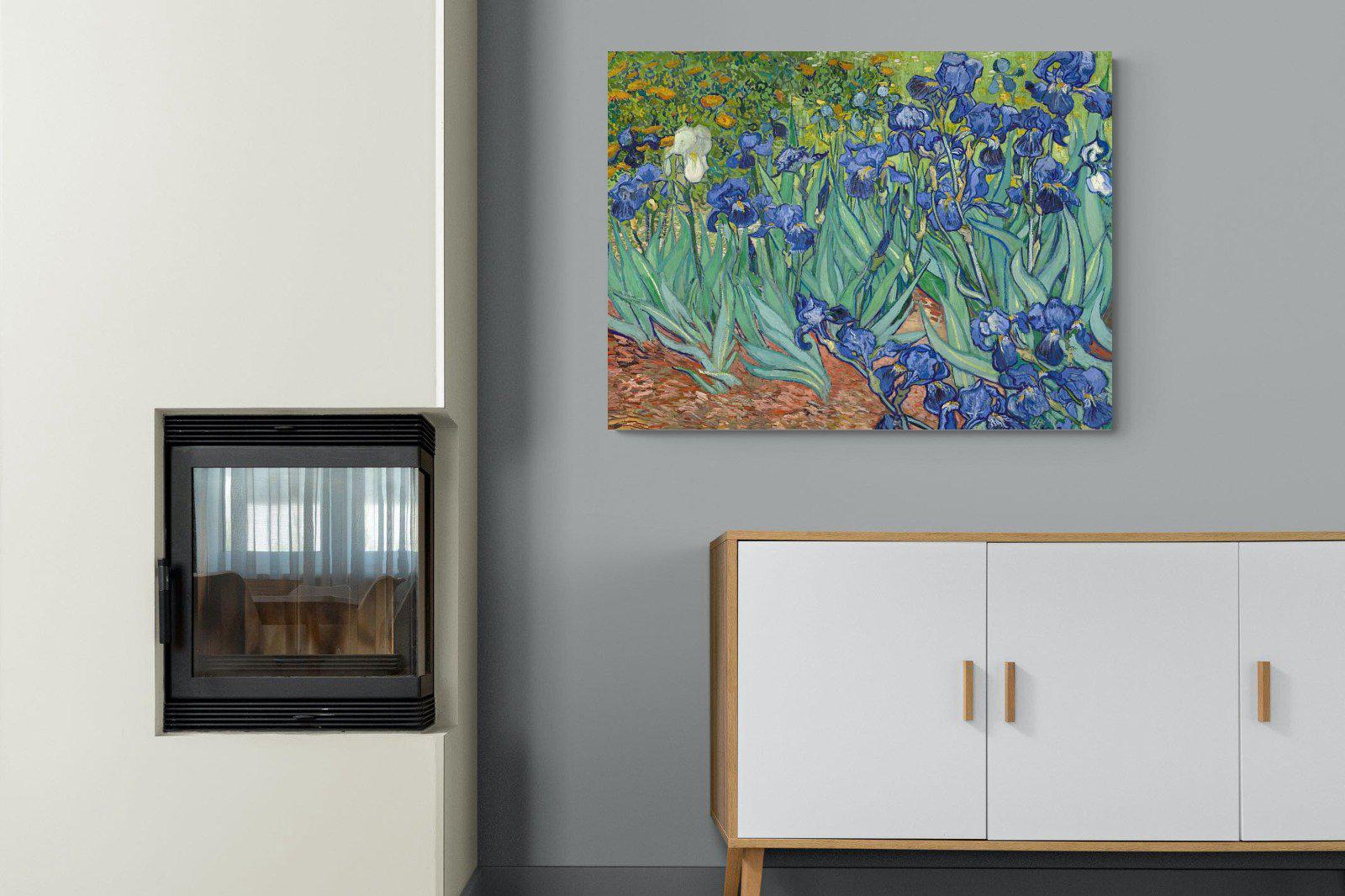 Van Gogh Irises-Wall_Art-100 x 75cm-Mounted Canvas-No Frame-Pixalot