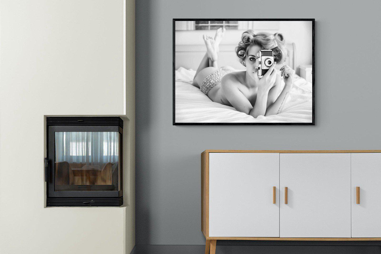 Weekend Away-Wall_Art-100 x 75cm-Mounted Canvas-Black-Pixalot