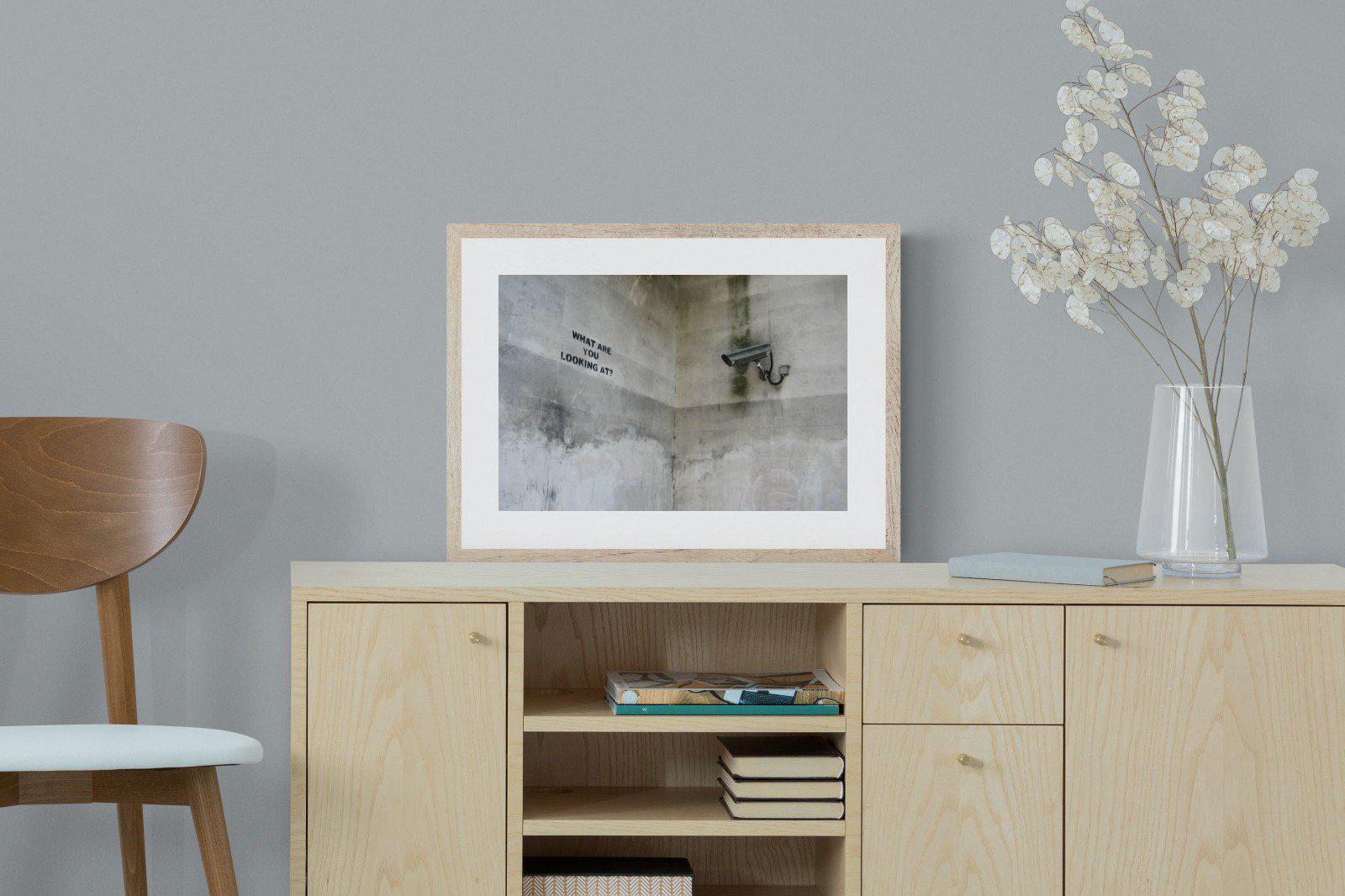 What Are You Looking At-Wall_Art-60 x 45cm-Framed Print-Wood-Pixalot