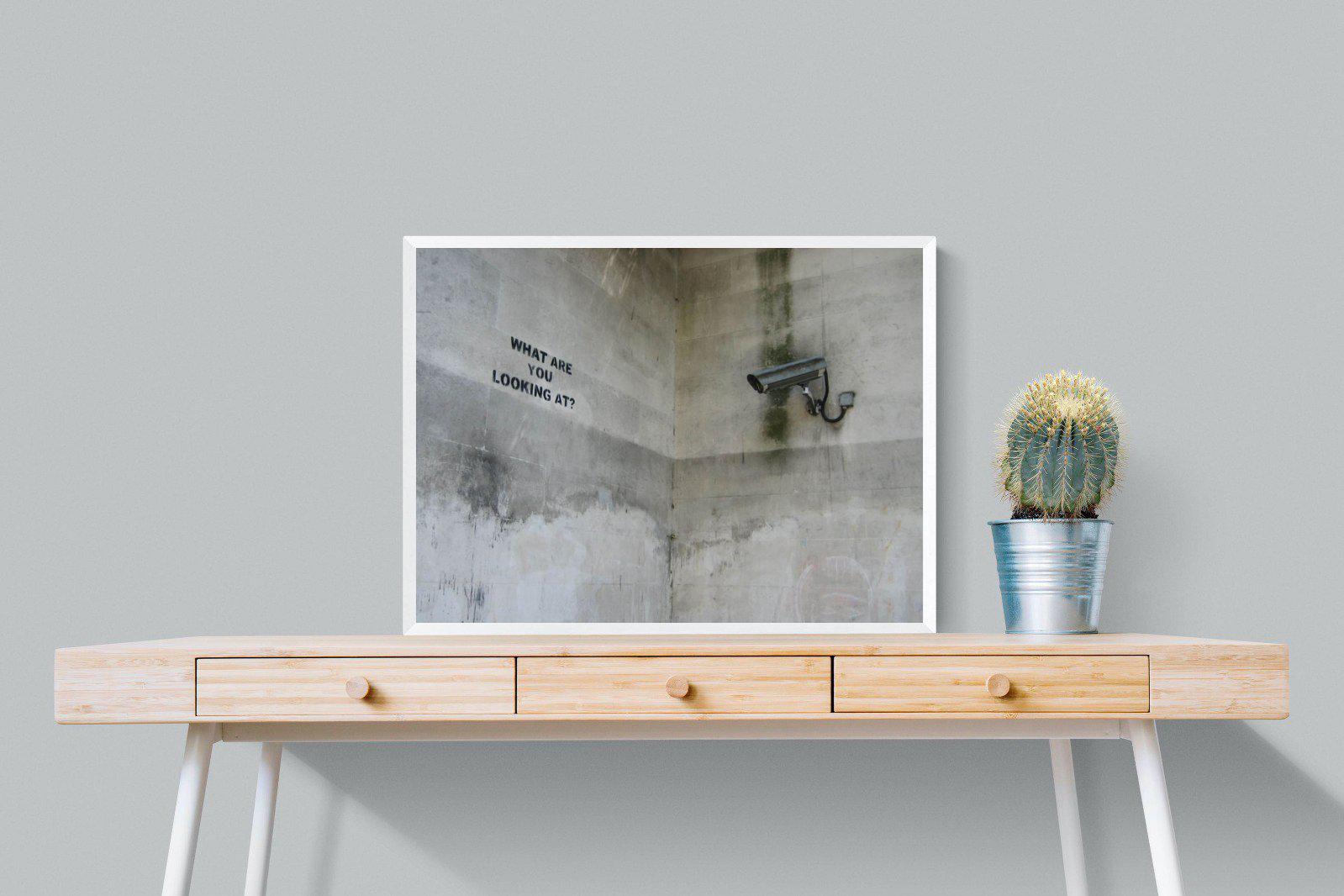 What Are You Looking At-Wall_Art-80 x 60cm-Mounted Canvas-White-Pixalot